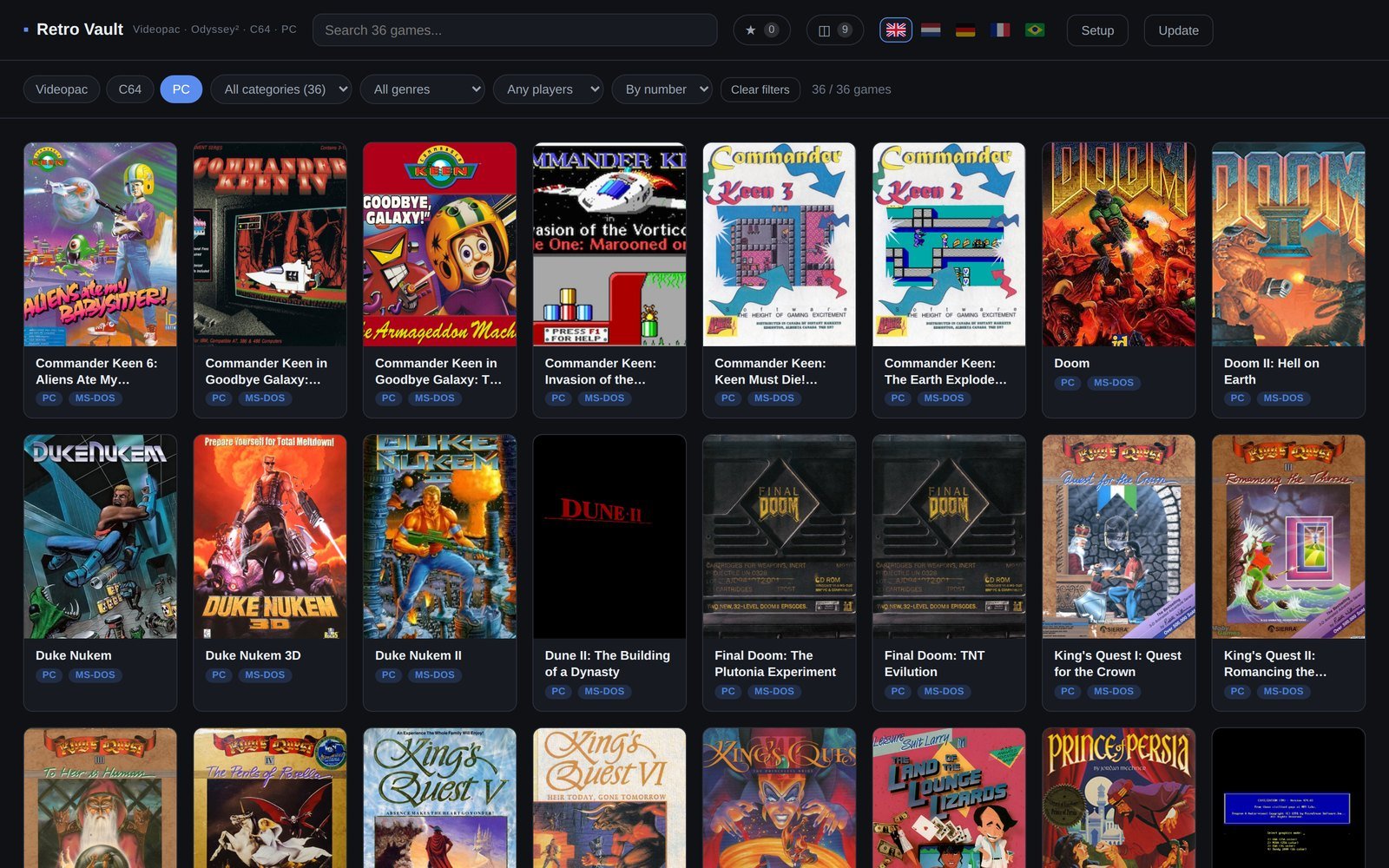 The MS-DOS shelf